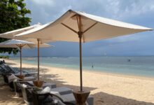 峇里島 Beach Club 日光床與陽傘——入場免費、日床才有低消