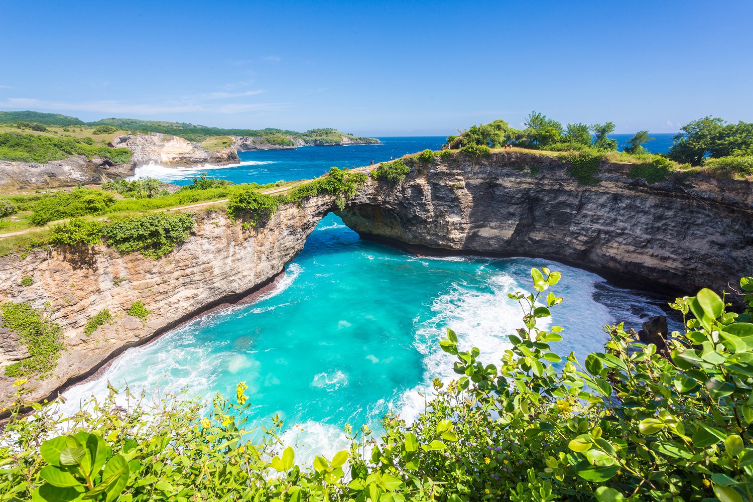 佩尼達島 Broken Beach 天然海蝕拱橋