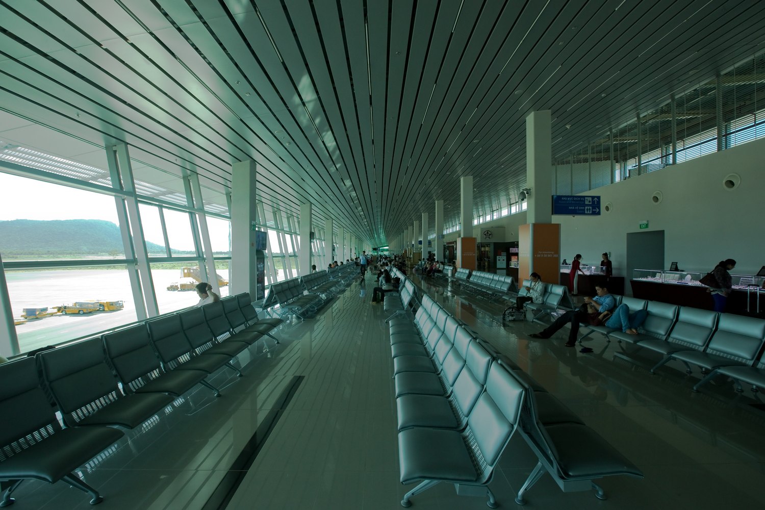 富國島國際機場航廈內部