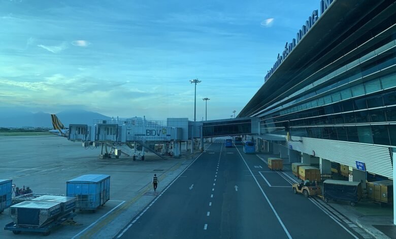 峴港國際機場國際航廈與停機坪