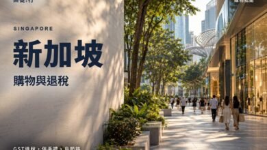 新加坡購物與退稅封面，烏節路林蔭購物街