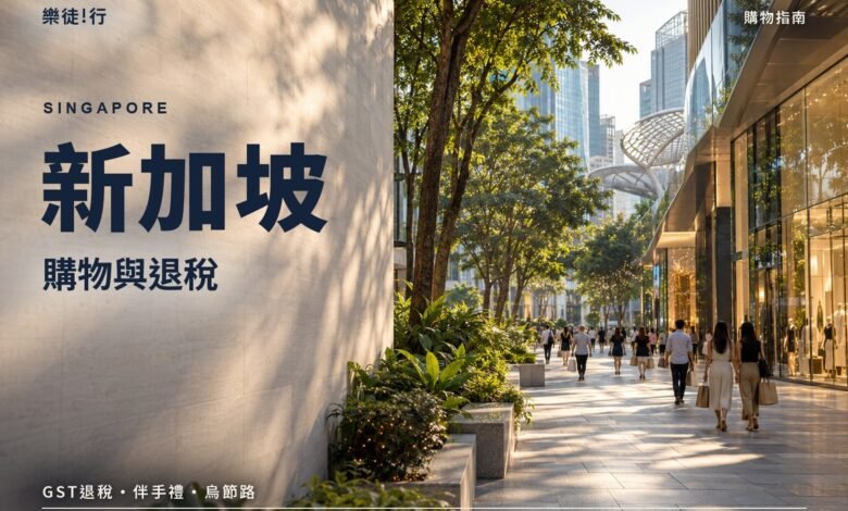 新加坡購物與退稅封面，烏節路林蔭購物街